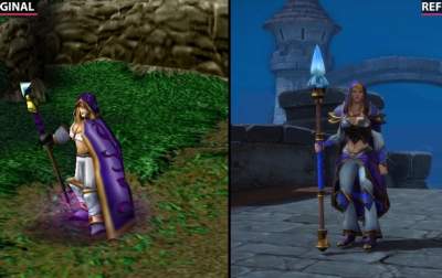Графику ремастера Warcraft III: Reforged сравнили с оригиналом