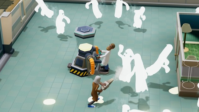 Кооперативный режим Two Point Hospital даст поиграть в охотников за привидениями 30 апреля